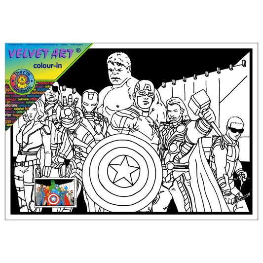 AVENGERS Velvet Art Picture