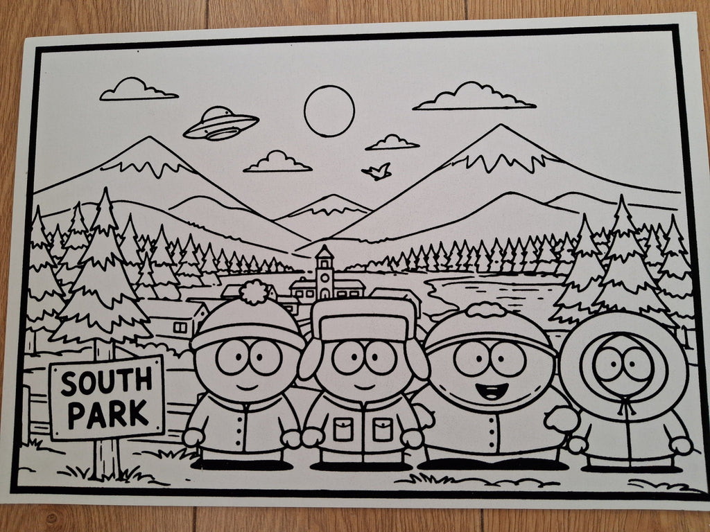 SOUTH PARK Velvet Art Picture
