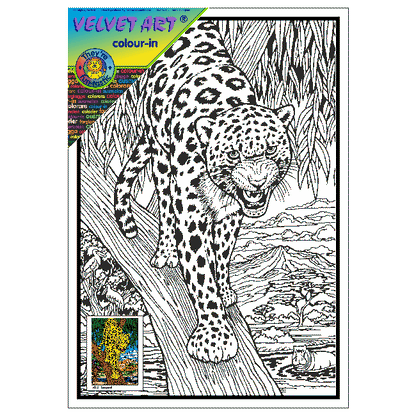 LEOPARD Velvet Art Picture