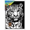 TIGER Velvet Art Set, 12 Brush Pens, 5 Glitter and Glue