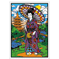 GEISHA - Velvet Art Picture