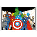 AVENGERS Velvet Art Picture