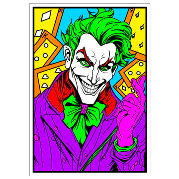 BATMAN - JOKER Velvet Art Picture