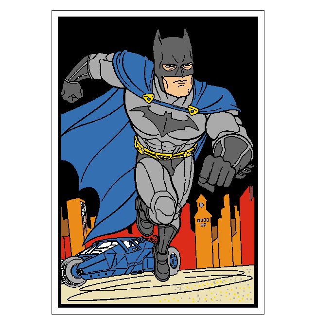 BATMAN Velvet Art Picture