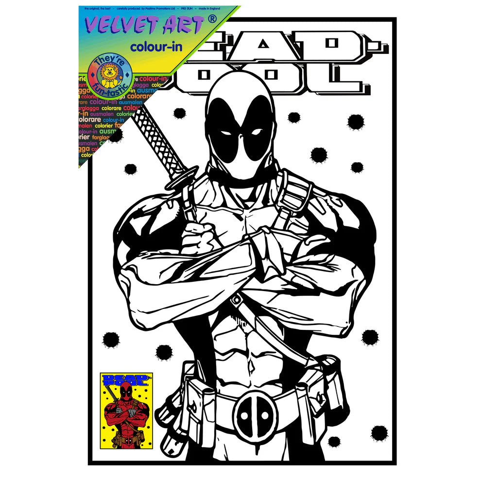 DEAD POOL Velvet Art Picture