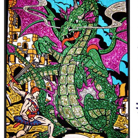 DRAGON Velvet Art Picture