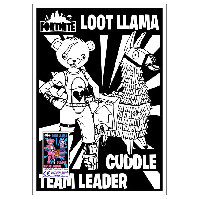 FORTNITE - LOOT LLAMA Velvet Art Picture