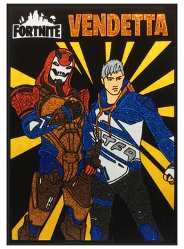 FORTNITE - VENDETTA Velvet Art Picture