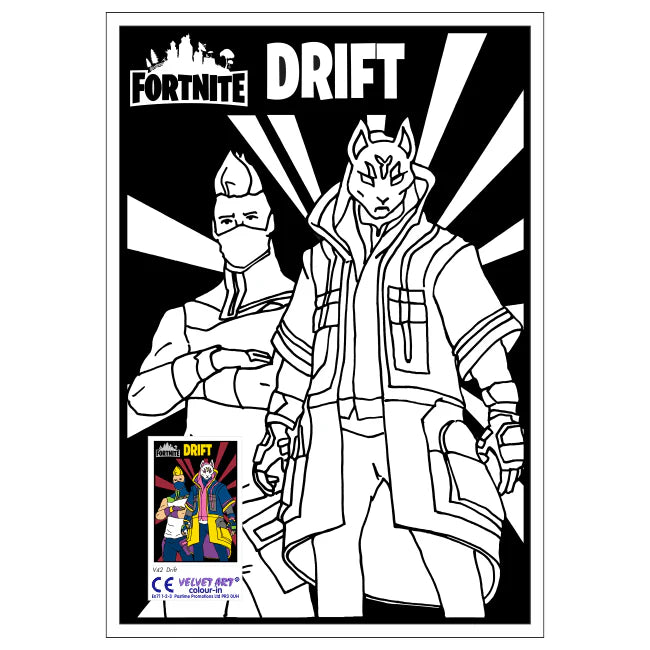 FORTNITE - DRIFT Velvet Art Picture