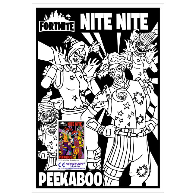 FORTNITE - NITE NITE Velvet Art Picture