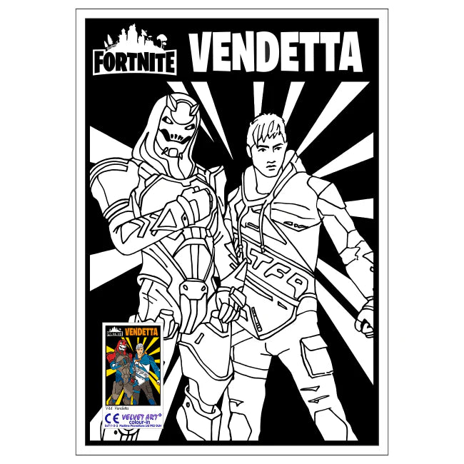 FORTNITE - VENDETTA Velvet Art Picture