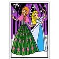 FROZEN Velvet Art Picture