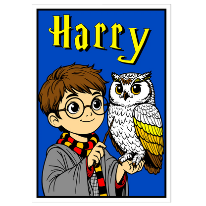 HARRY POTTER Velvet Art Set, 12 Brush Pens, 5 Glitter and Glue
