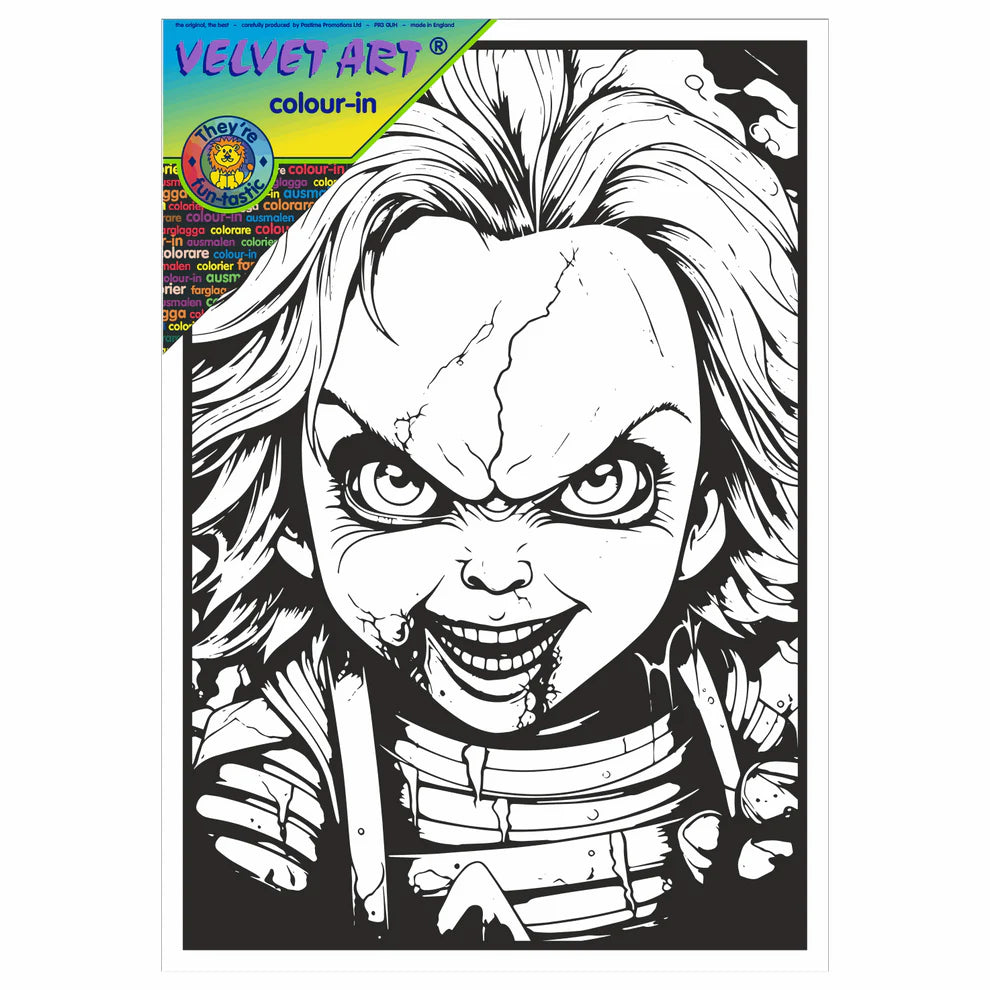 CHUCKY Velvet Art Picture