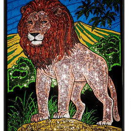 LION Velvet Art Picture