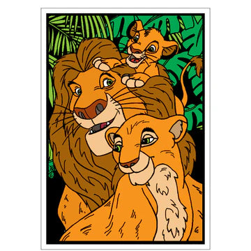 LION KING Velvet Art Picture