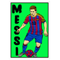 LIONEL MESSI Velvet Art Set, 12 Brush Pens, 5 Glitter and Glue