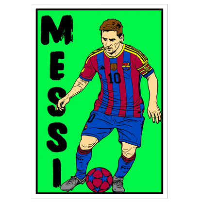 LIONEL MESSI Velvet Art Set, 12 Brush Pens, 5 Glitter and Glue