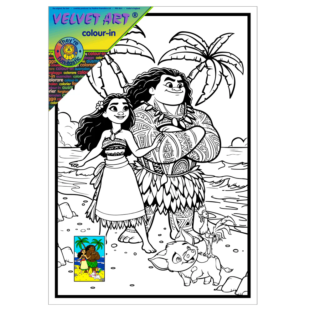 MOANA Velvet Art Picture