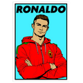 CRISTIANO RONALDO Velvet Art Picture