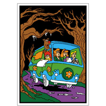 SCOOBY DOO  Velvet Art Set, 12 Brush Pens, 5 Glitter and Glue