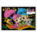 SHIMMER and SHINE  Velvet Art Picture