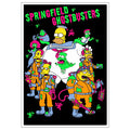 SIMPSONS - GHOSTBUSTERS  Velvet Art Set, 12 Brush Pens, 5 Glitter and Glue