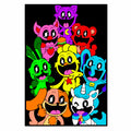 SMILING CRITTERS Velvet Art Set, 12 Brush Pens, 5 Glitter and Glue