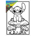 STICH on A MUSHROOM Velvet Art Picture