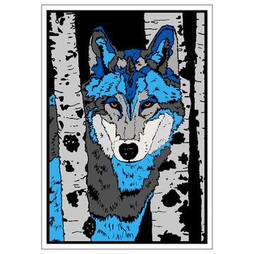 WOLF Velvet Art Set, 12 Brush Pens, 5 Glitter and Glue