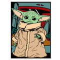 YODA Velvet Art Set, 12 Brush Pens, 5 Glitter and Glue