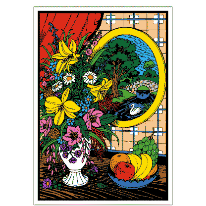 VASE - SUMMERTIME Velvet Art Set, 12 Brush Pens, 5 Glitter and Glue
