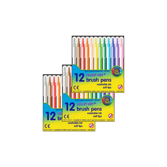 ANIMAL BUNDLE - 3x Picture Boards with 36x Brush Pens, 15x Glitters & 3x Glue