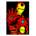 IRON MAN Velvet Art Picture